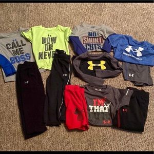 2t boys under armour lot